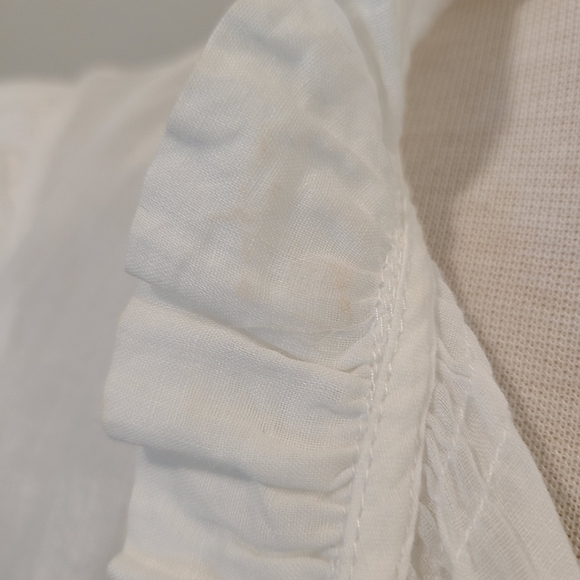 Frame Tie Neck Ruffle Popover Blouse - Picture 5 of 7